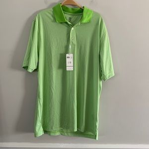 NEW PGA TOUR MENS PERFORMANCE POLO SHIRT SIZE:L